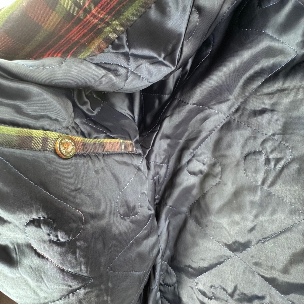 Vintage Plaid Harrington Golf Jacket Womens L‎ Grunge Preppy Tartan Retro - Picture 7 of 16